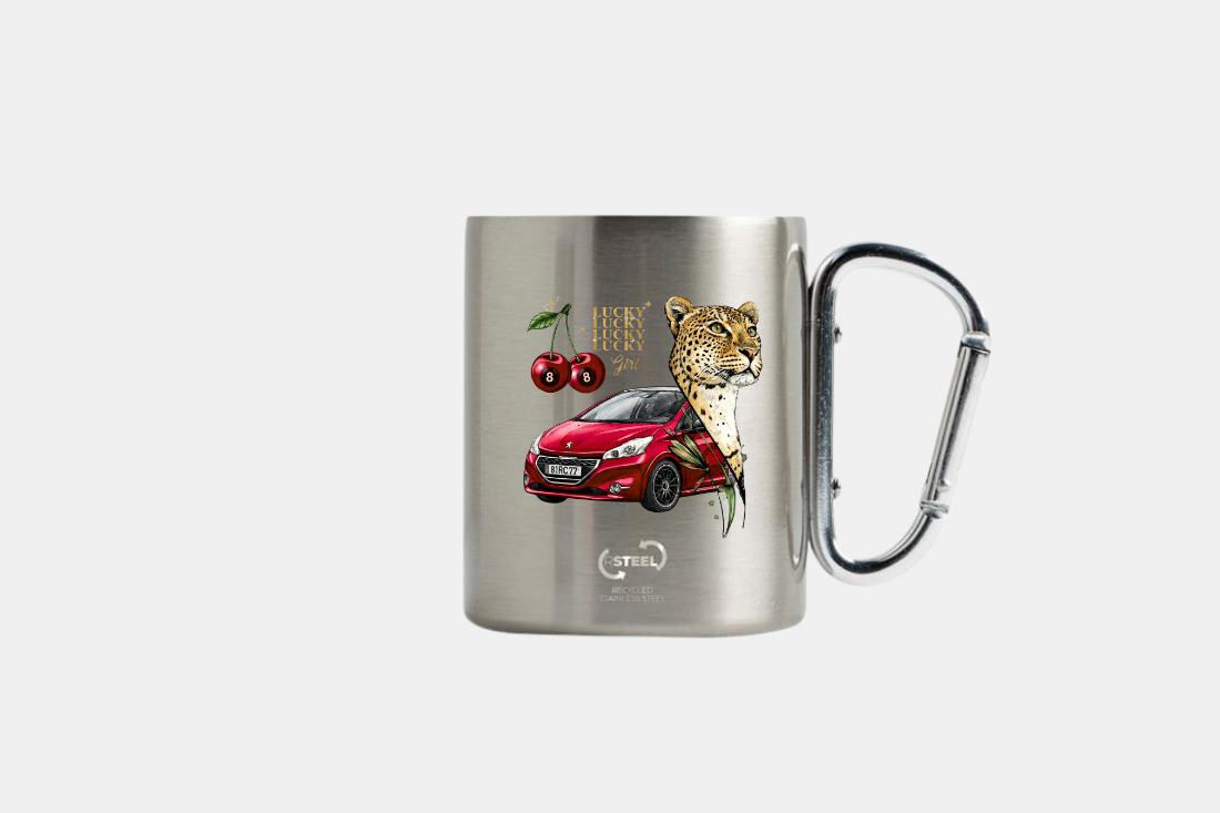 Caneca de inox Cherry