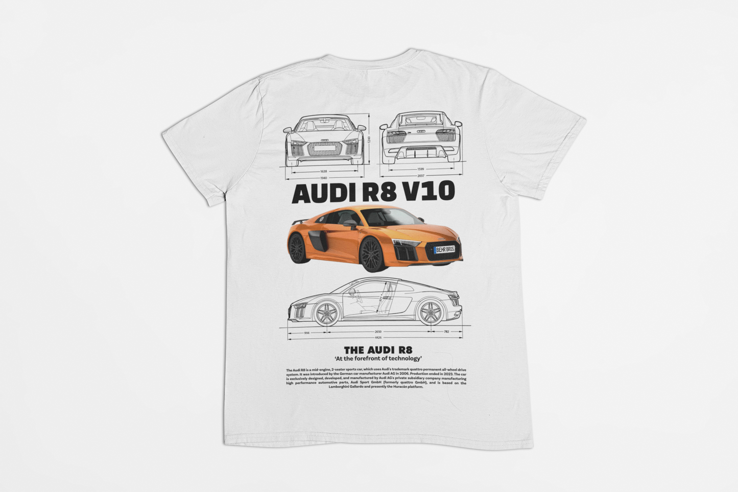 Audi R8 Laranja