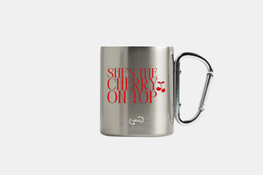Caneca de inox Cherry on top