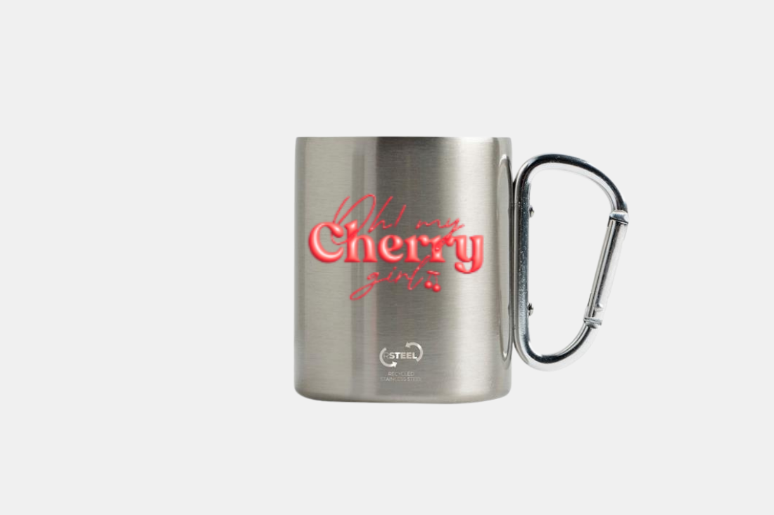 Caneca de inox Cherry girl