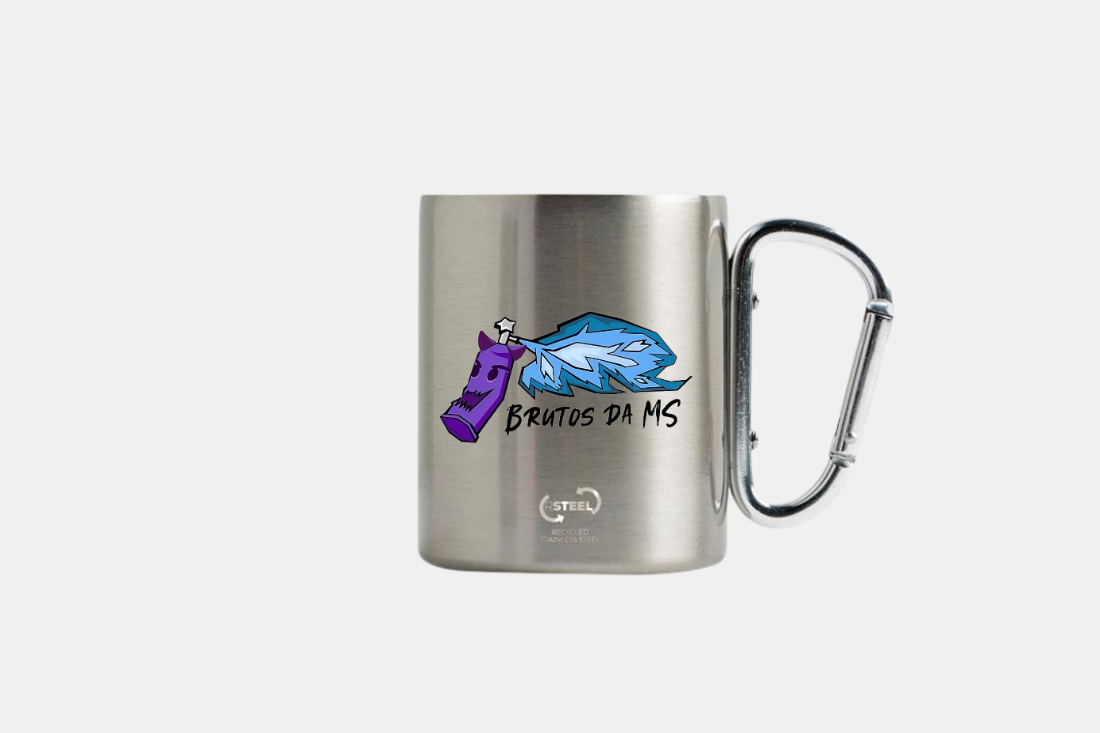Caneca de inox Brutos da MS