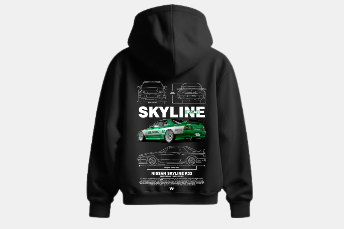 Nissan Skyline  GTR R32 verde