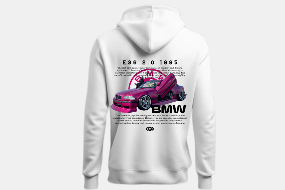 BMW E36 roxo
