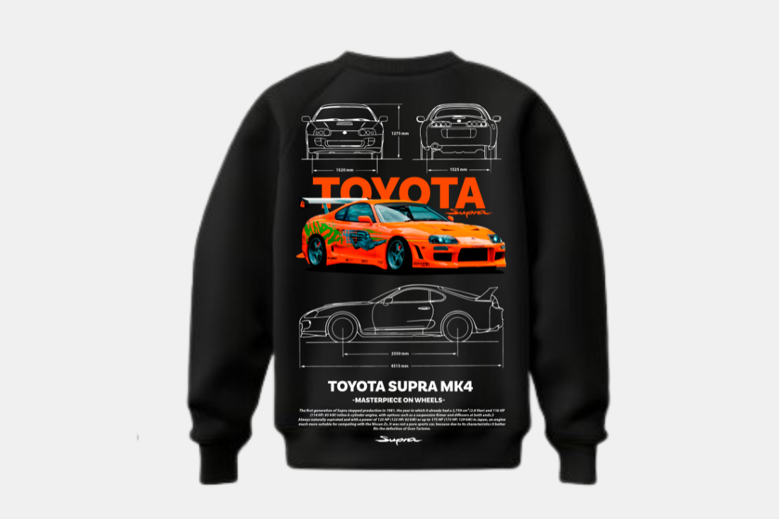 Toyota Supra mk4 laranja
