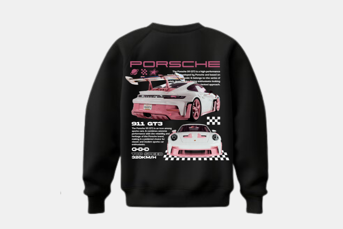 Porsche 911 GT3 Branco e Rosa
