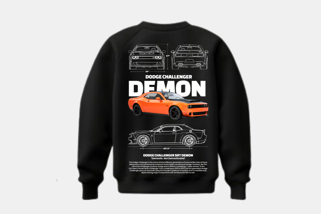 Dodge Demon laranja