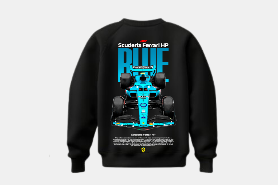 formula 1- Ferrari Blue