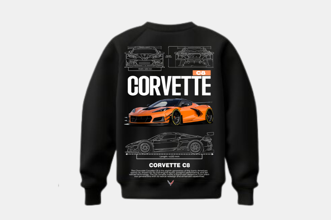 Corvette Laranja C8