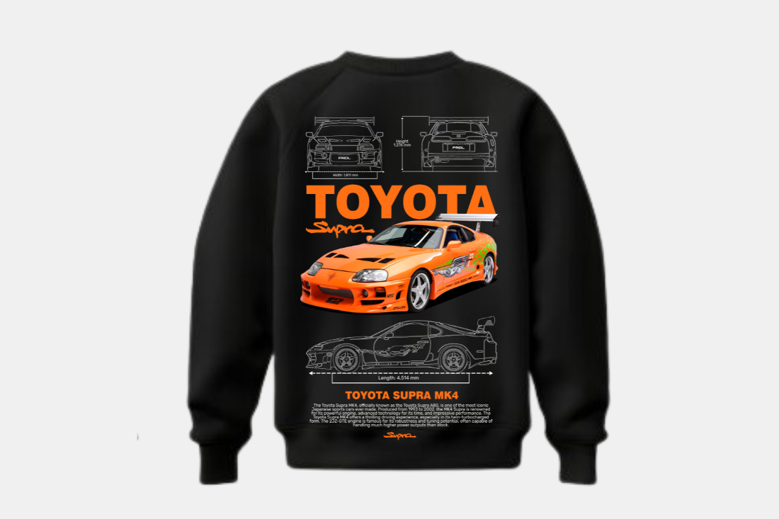 Toyota Supra Mk4 laranja Fast and Furious