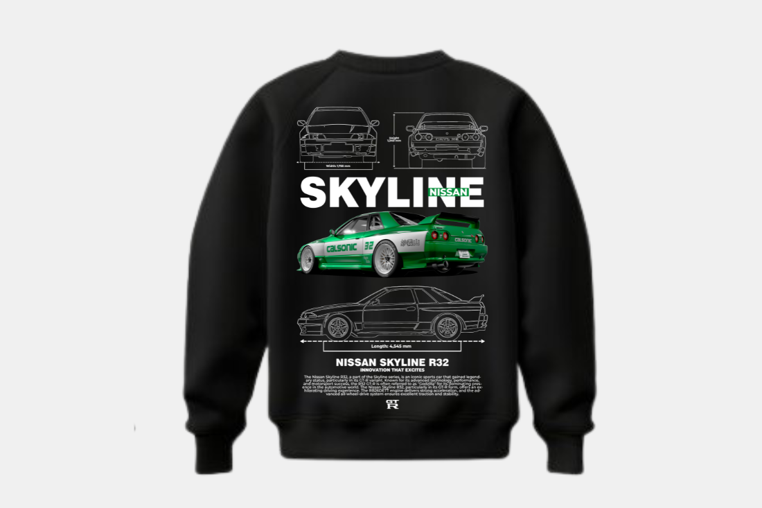 Nissan Skyline  GTR R32 verde
