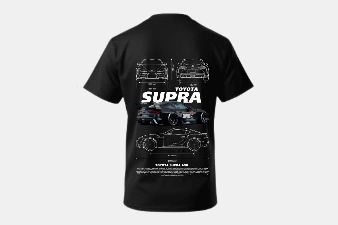 Toyota Supra A90 black