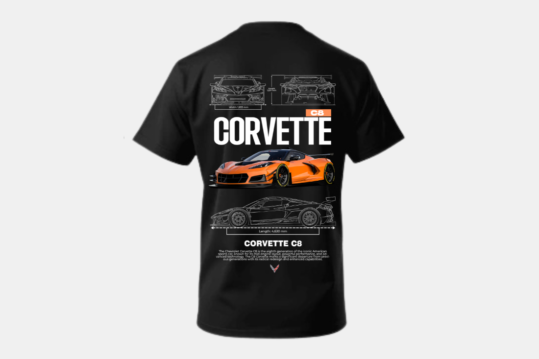 Corvette Laranja C8