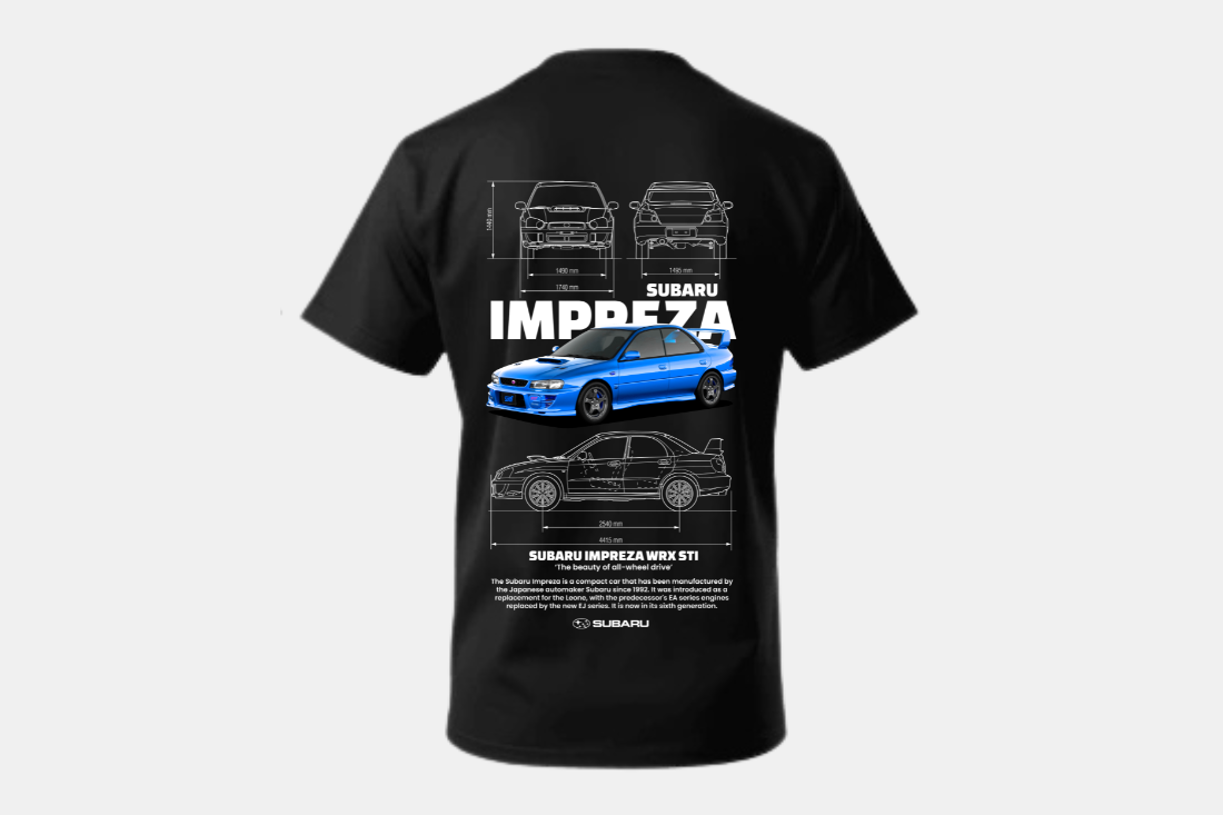 Impreza WRX STI azul