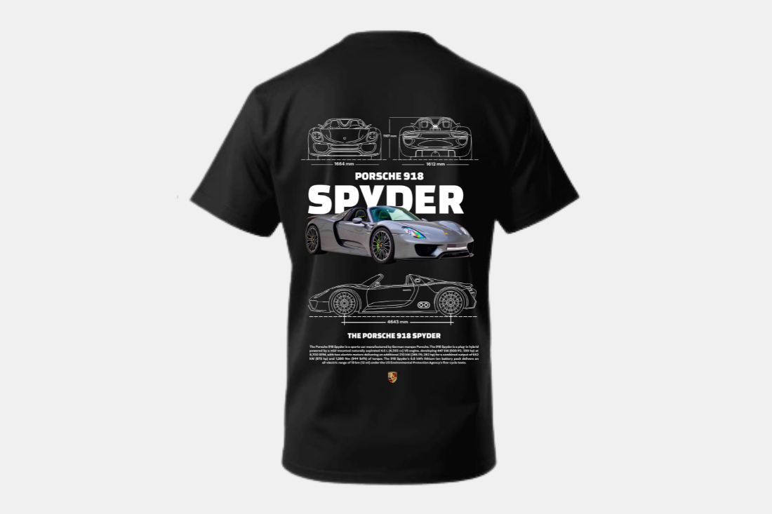 Porsche 918 Spider cinza