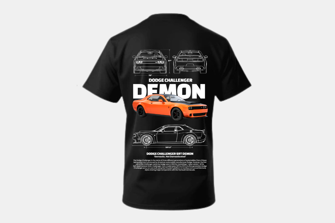 Dodge Demon laranja