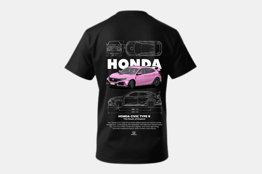 Honda Civic Type R rosa