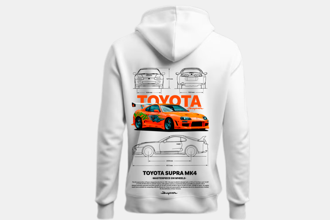 Toyota Supra mk4 laranja