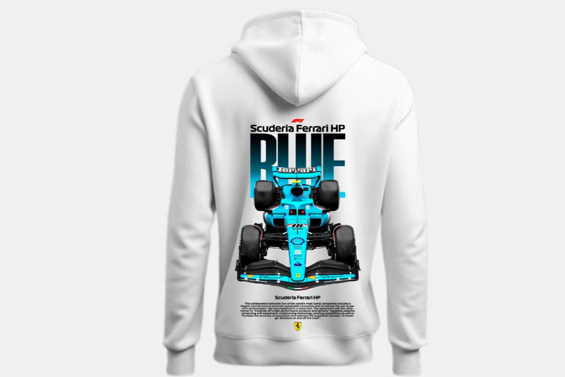 formula 1- Ferrari Blue
