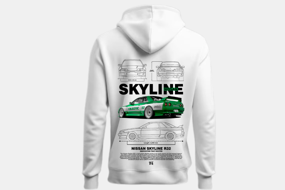 Nissan Skyline  GTR R32 verde