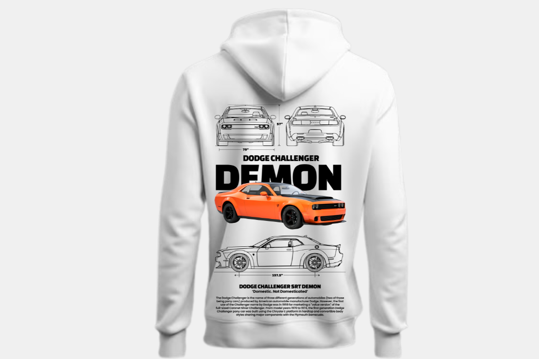 Dodge Demon laranja