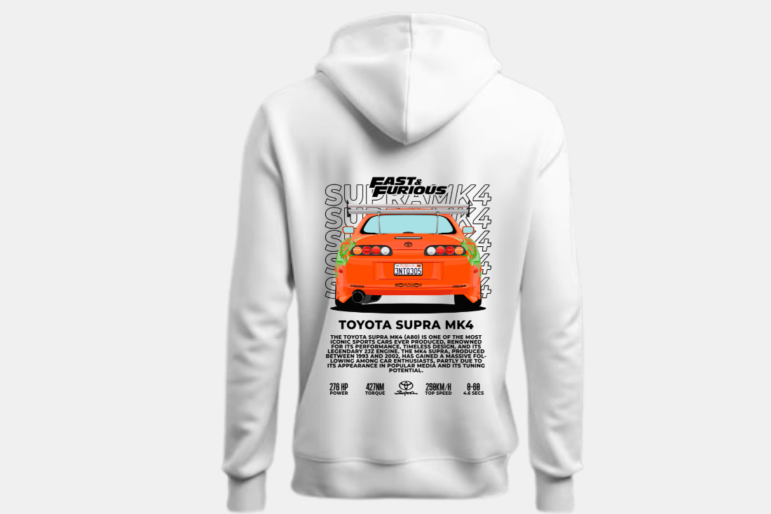 Toyota Supra mk4 laranja fast and furious