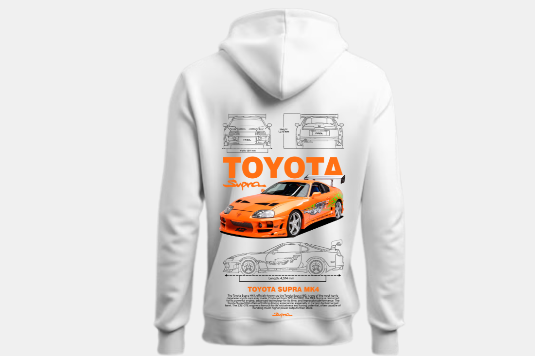 Toyota Supra Mk4 laranja Fast and Furious