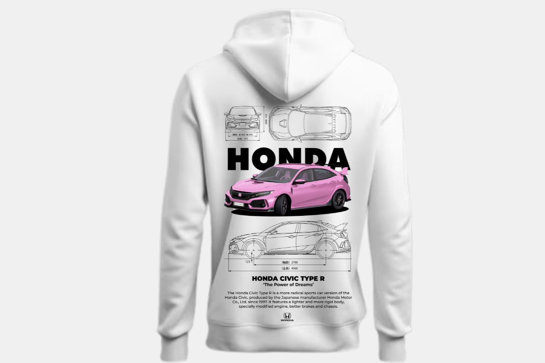 Honda Civic Type R rosa