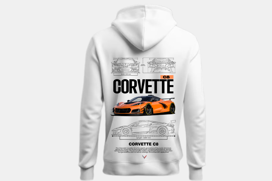 Corvette Laranja C8