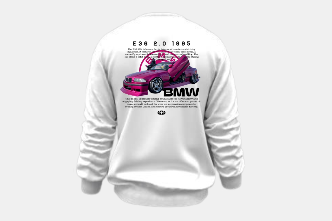 BMW E36 roxo