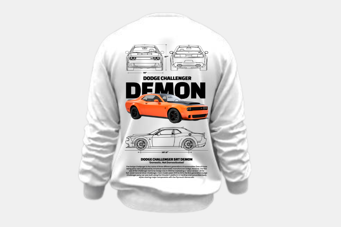 Dodge Demon laranja