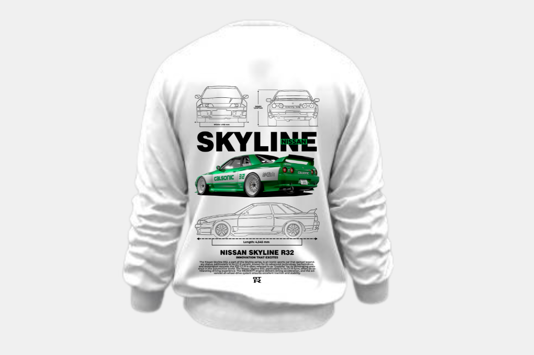 Nissan Skyline  GTR R32 verde