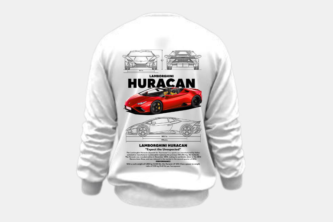 Lamborghini Huracan vermelho