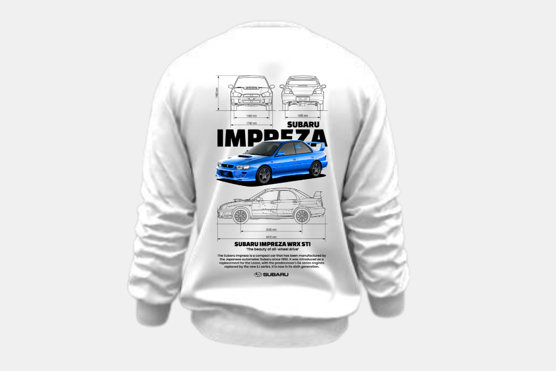 Impreza WRX STI azul