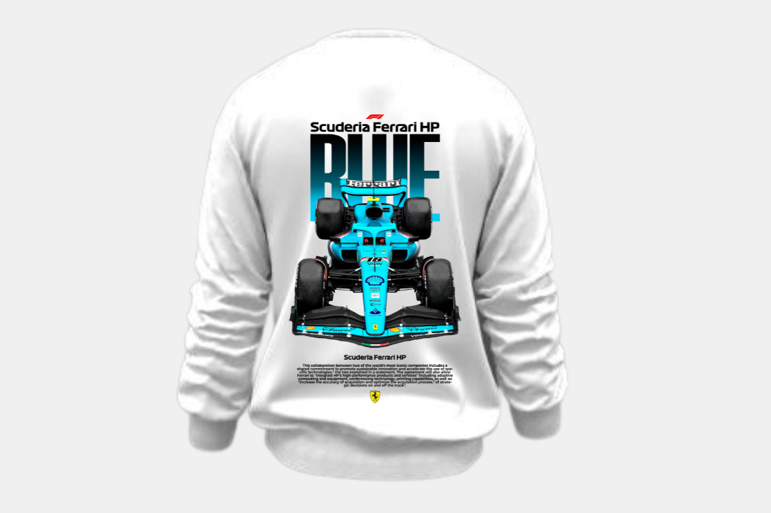 formula 1- Ferrari Blue