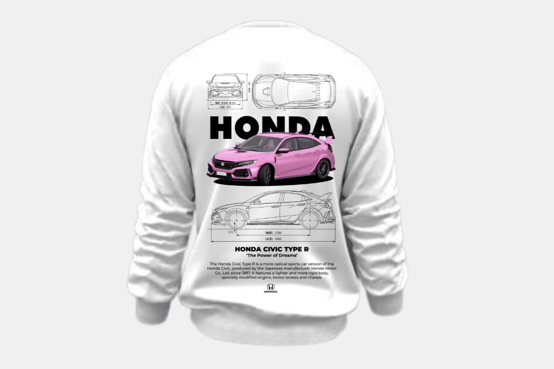 Honda Civic Type R rosa