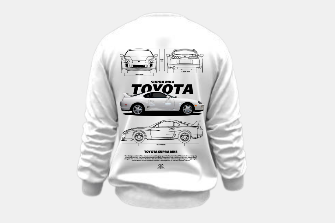 Toyota Supra mk4 branco 3