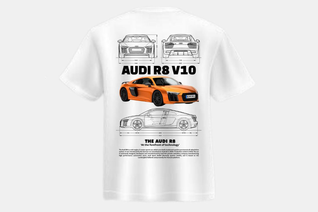 Audi R8 Laranja