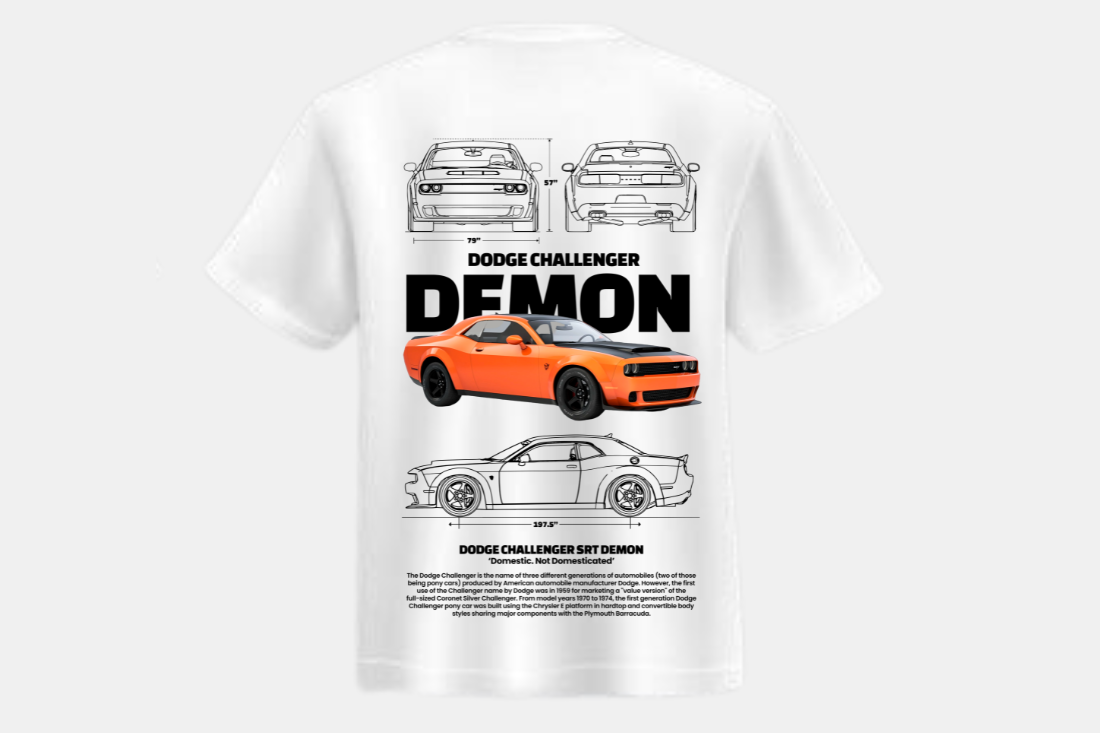 Dodge Demon laranja