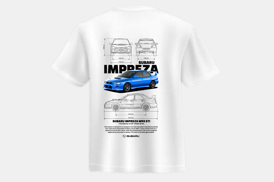 Impreza WRX STI azul