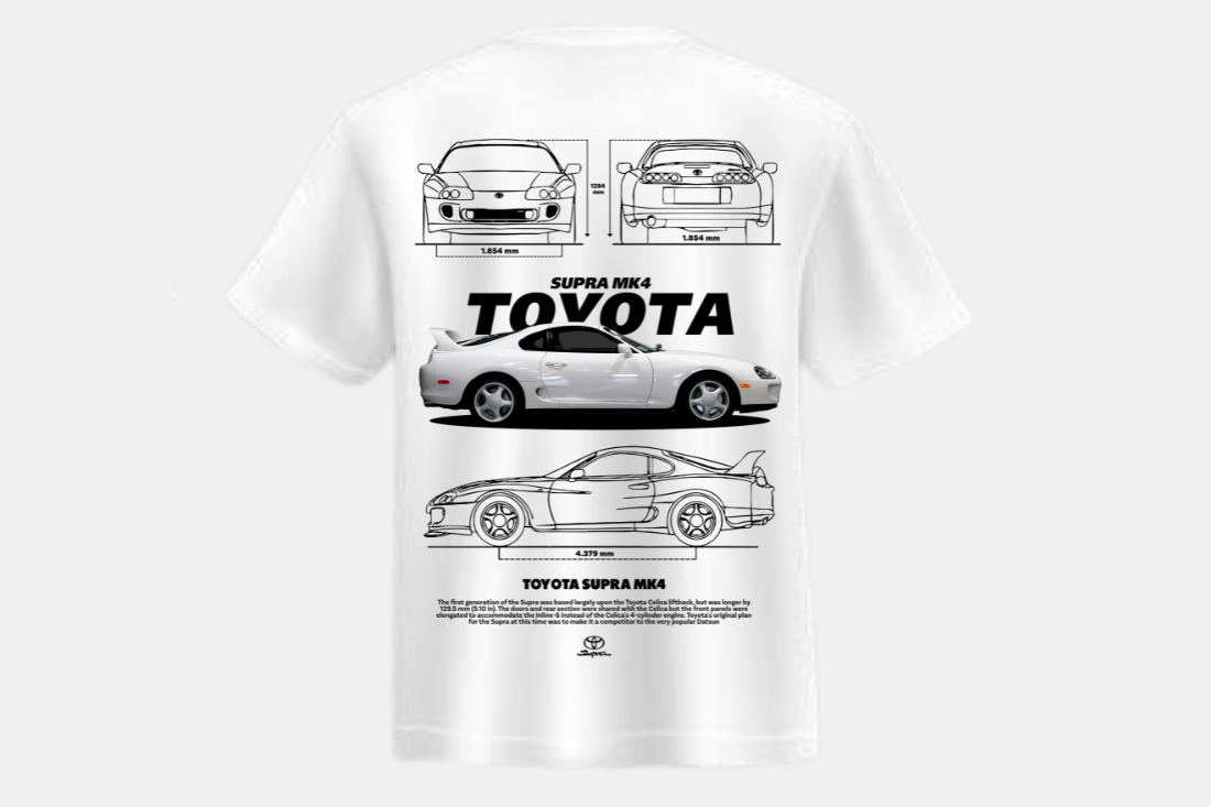 Toyota Supra mk4 branco 3