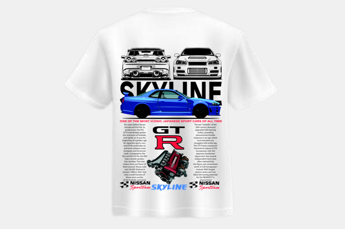 Nissan Skyline GTR Azul