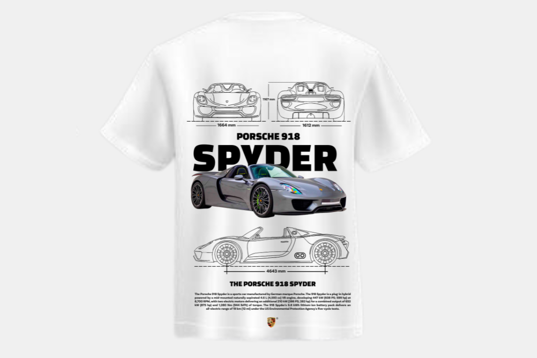 Porsche 918 Spider cinza