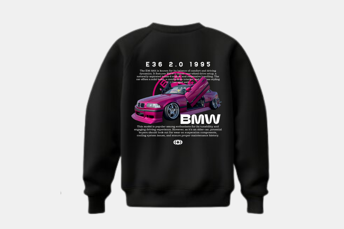 BMW E36 roxo
