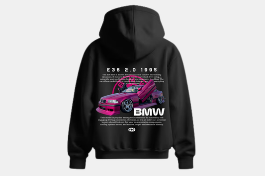 BMW E36 roxo