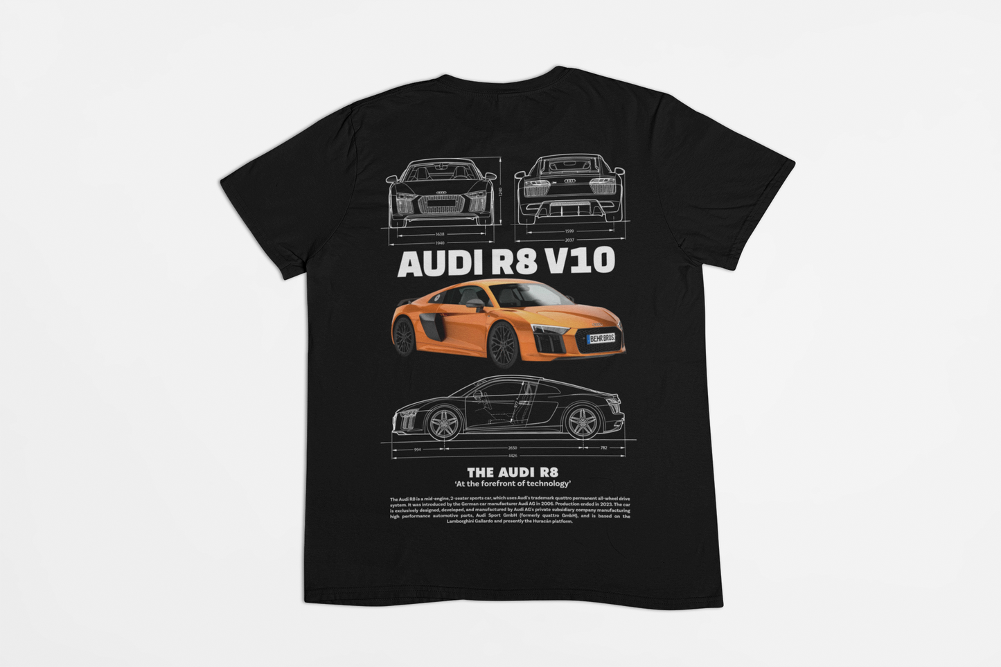 Audi R8 Laranja