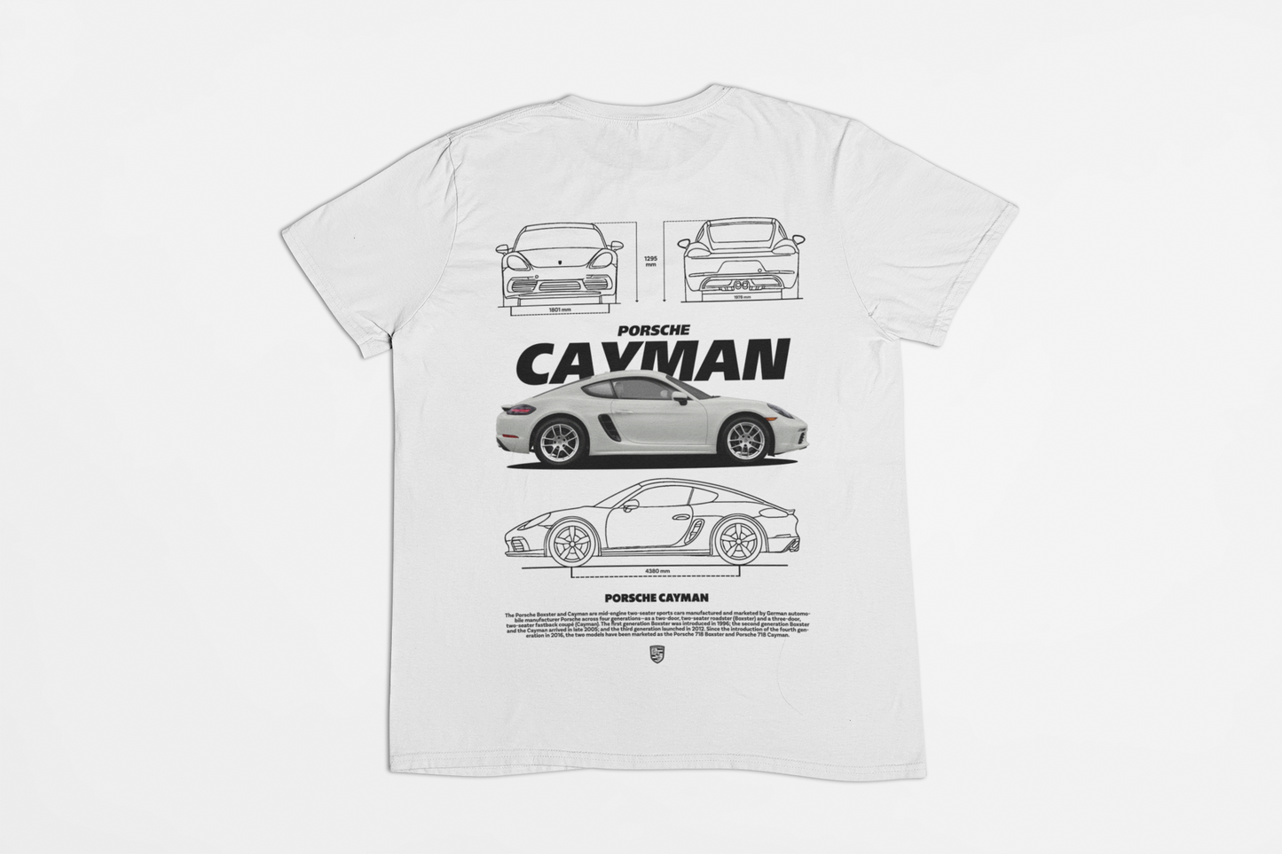 Porsche 718 Cayman Branco