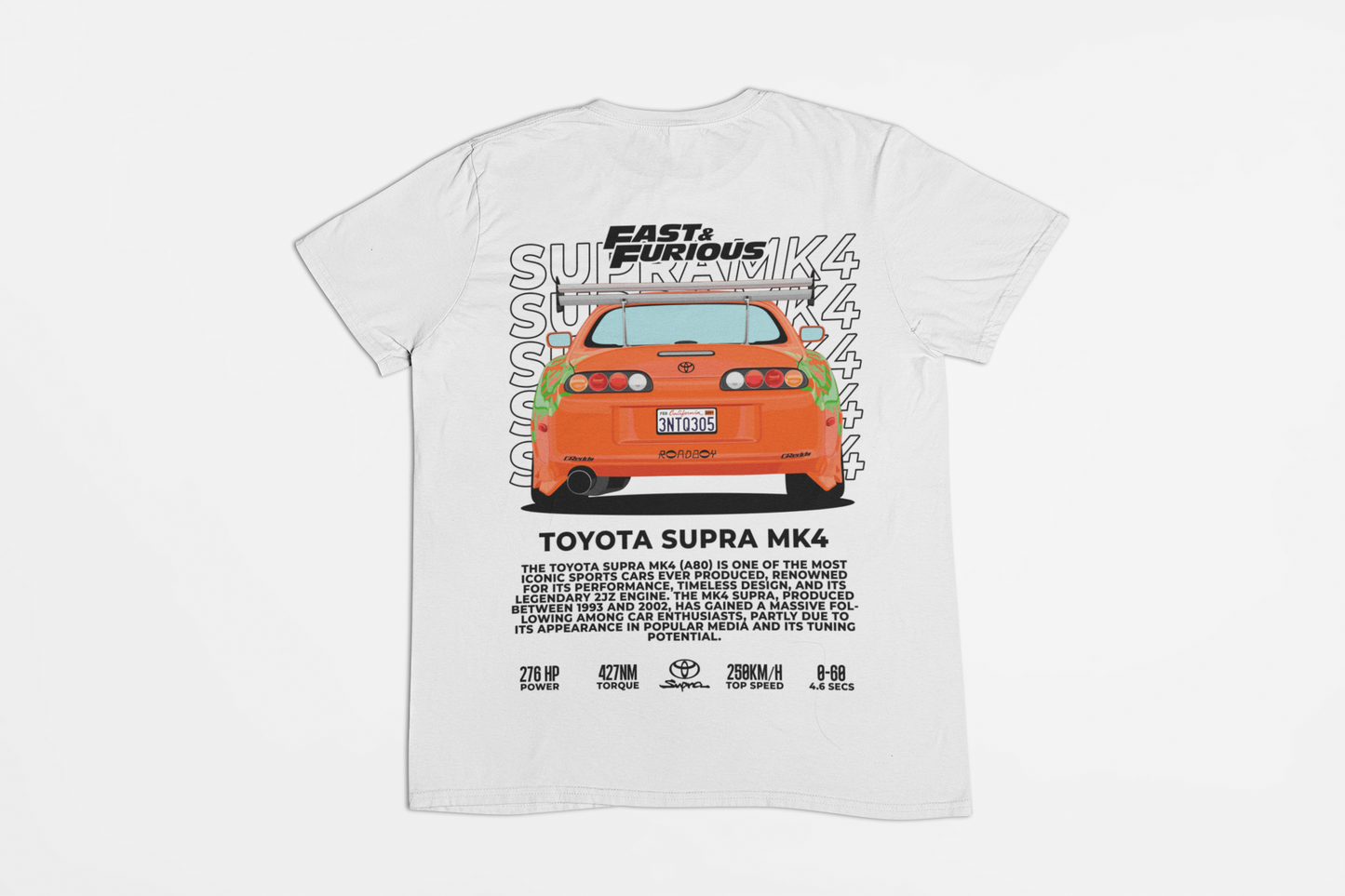 Toyota Supra mk4 laranja