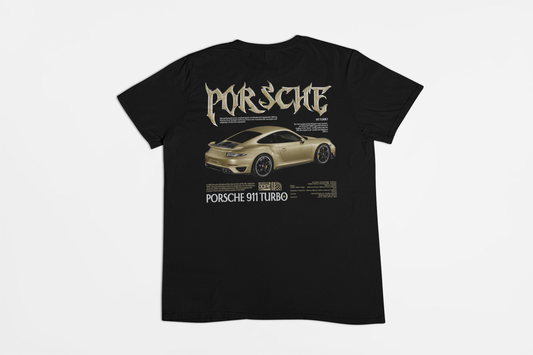 Porsche 911 Turbo dourado